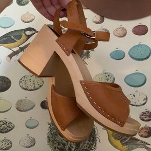 Swedish Hasbeens Clog Sandals
